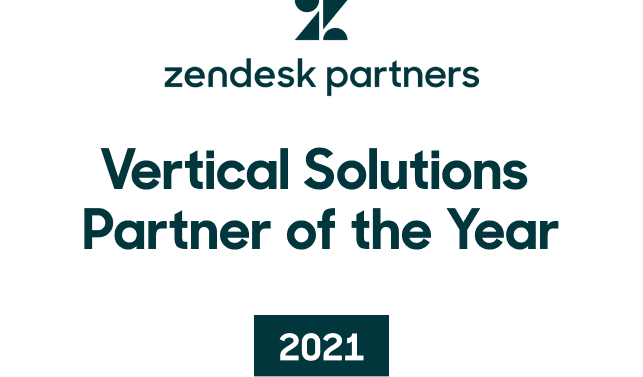 Zendesk Vertical Solution Partner of the Year 2021